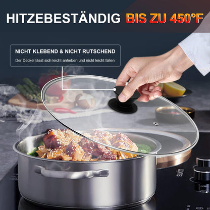 Universal Silikon Topfdeckel Ersatzknopf hitzebeständig 4er Pack