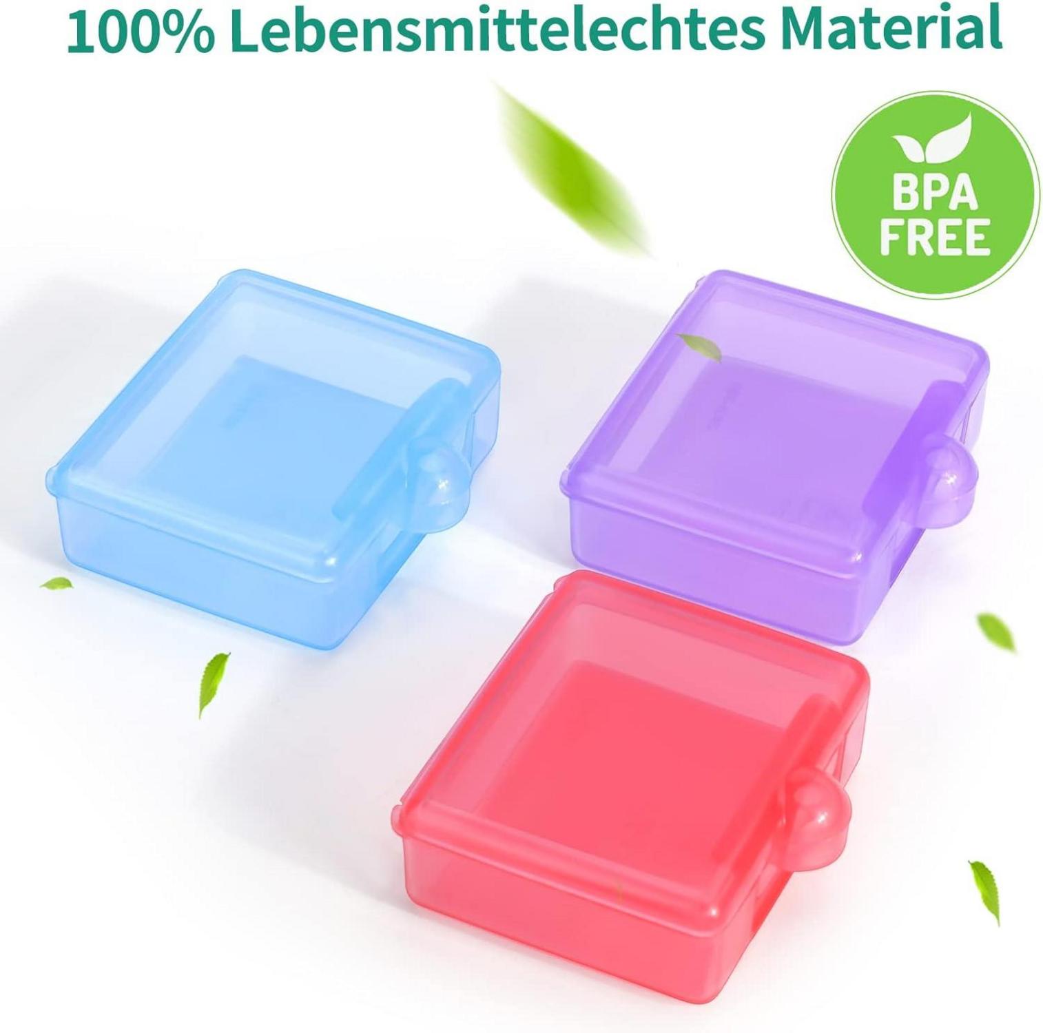 Tragbare Pillendose für Vitamine, Fischöl – BPA-frei – Mini Pillenbox – Opret 3er-Set