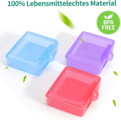 Tragbare Pillendose für Vitamine, Fischöl – BPA-frei – Mini Pillenbox – Opret 3er-Set