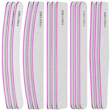 15 Stücke Nagelfeilen Set 100/180 Doppelseitig Verschleißfest