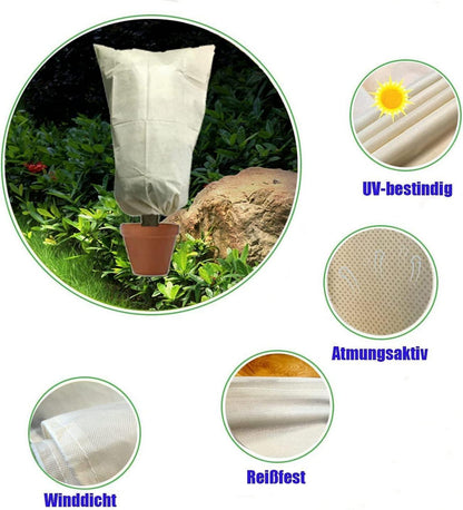 Winterschutz Pflanzen Frostschutz Reißverschluss Palmen Balkon