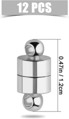 12 Stück Magnetische Schmuckverschlüsse für Armbänder in