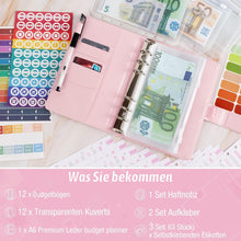Budget Binder A6 Deutsch Geldumschläge Organizer Spar