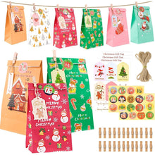 Adventskalender zum Befüllen Kinder 2024 groß Mehrfarbig