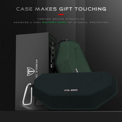 ATTCL Herren Polarisierte Sport-Sonnenbrille Al-Mg