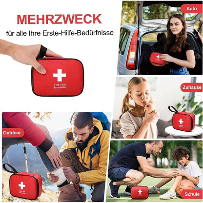 Mini Erste Hilfe Set 90tlg. – Reiseapotheke für Outdoor & Alltag
