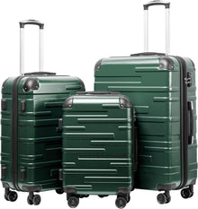 Hartschalen-Koffer Rollkoffer Reisekoffer ABS TSA-Schloss 4 Rollen