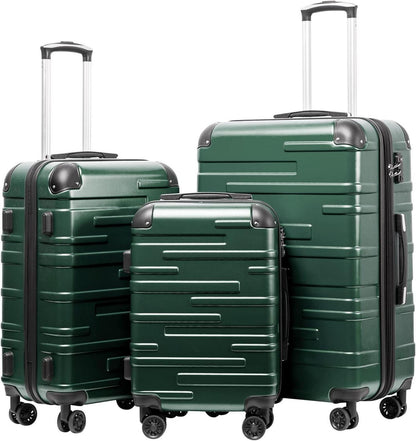 Hartschalen-Koffer Rollkoffer Reisekoffer ABS TSA-Schloss 4 Rollen