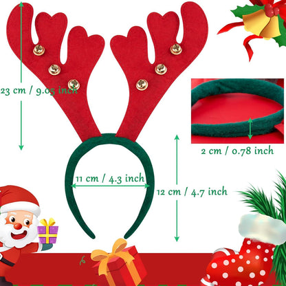 Weihnachten Haarreifen Stirnbänder Brillenrahmen Deko Set