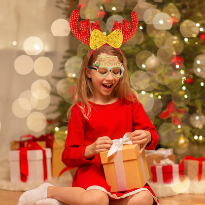 Weihnachten Haarreifen Stirnbänder Brillenrahmen Deko Set