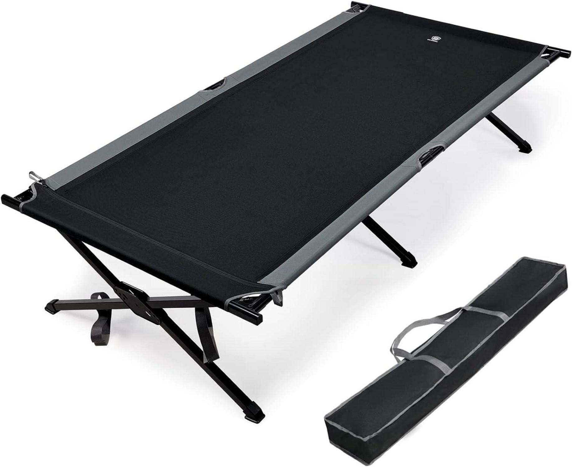 Feldbett Klappbar XXL 300KG Belastbar Campingbett Groß 214cm x106cm