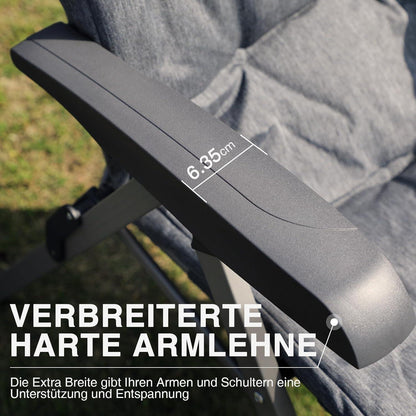 EVER ADVANCED Campingstuhl Faltbar Rückenverstellbar 150 KG Gepolstert 4