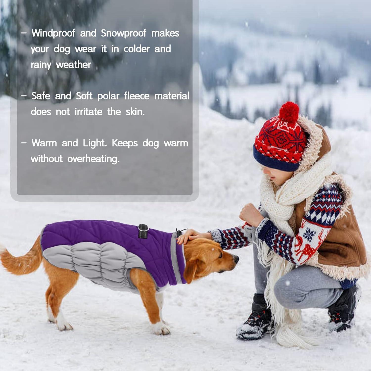 Wasserdichter Hundemantel Winterjacke für kleine mittlere große Hunde