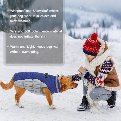 Wasserdichter Hundemantel Winterjacke für kleine bis große
