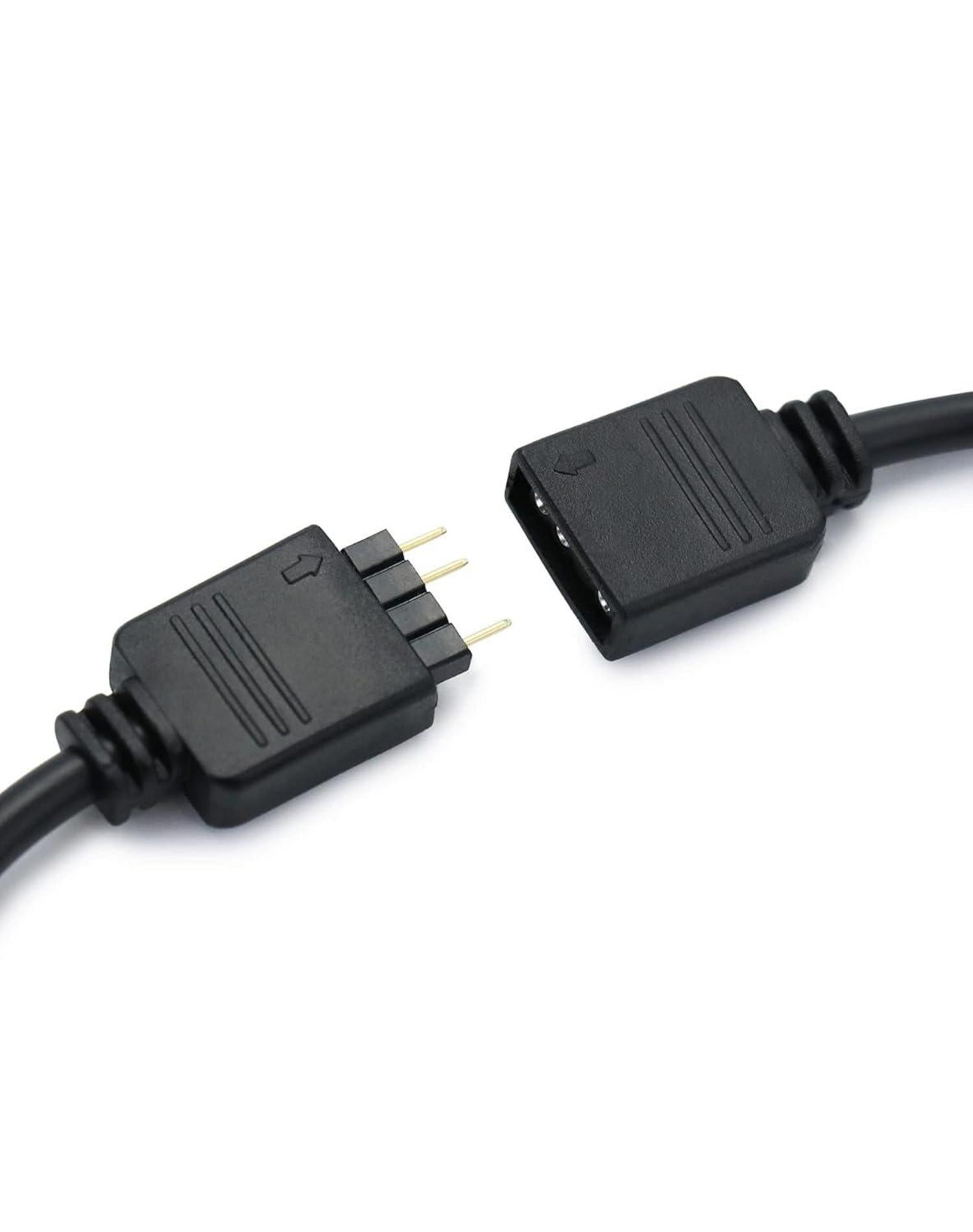 QWORK® ARGB Splitterkabel für CPU-Kühler und ARGB-Lüfter 30cm