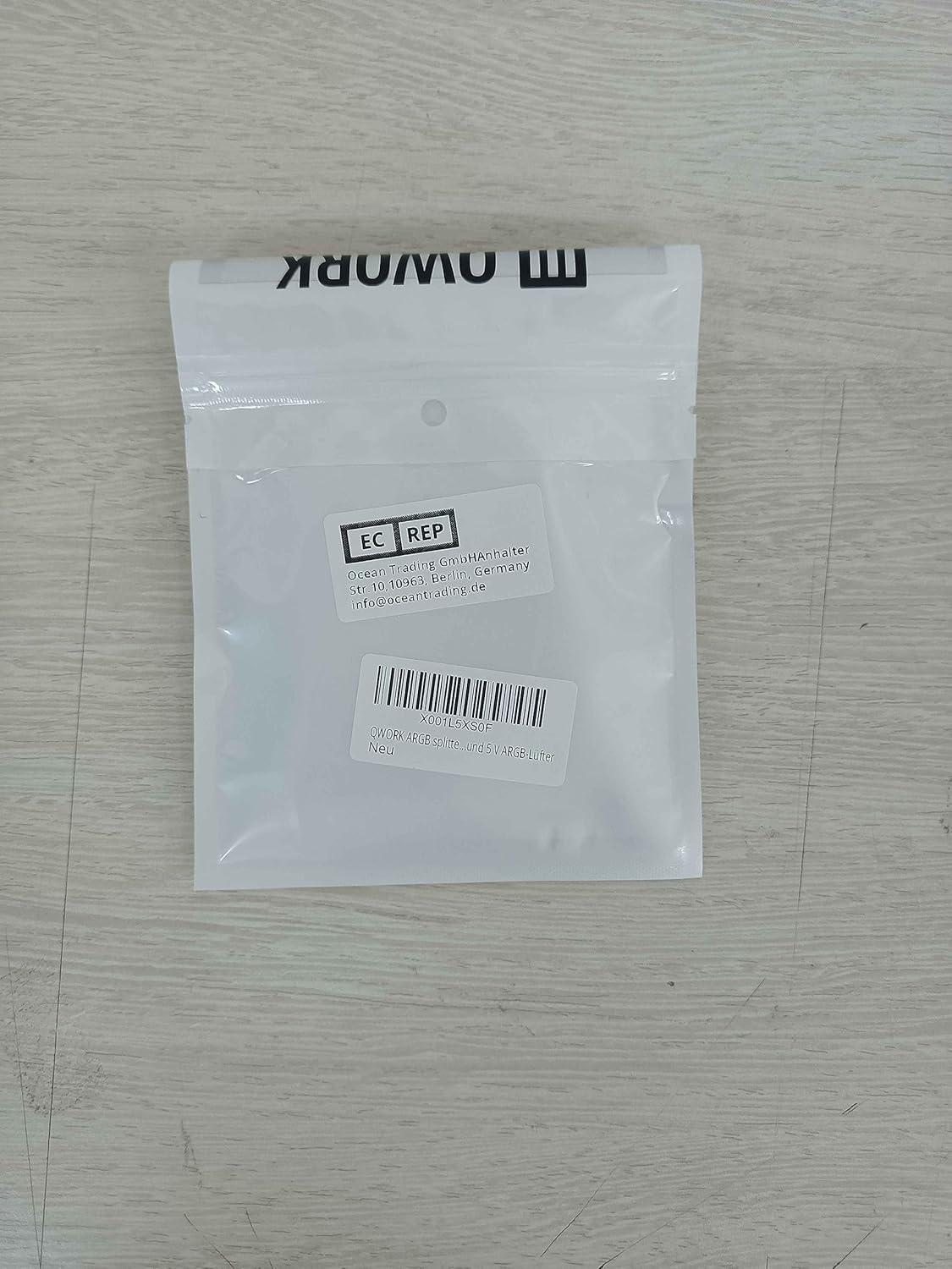 QWORK® ARGB Splitterkabel für CPU-Kühler und ARGB-Lüfter 30cm