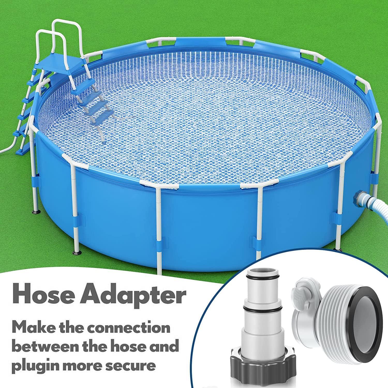 4er Pack Poolschlauch Adapter Intex Pool Anschluss Ø 32 38mm