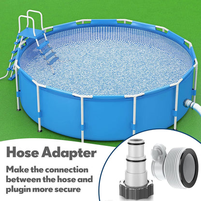 4er Pack Poolschlauch Adapter Intex Pool Anschluss Ø 32 38mm