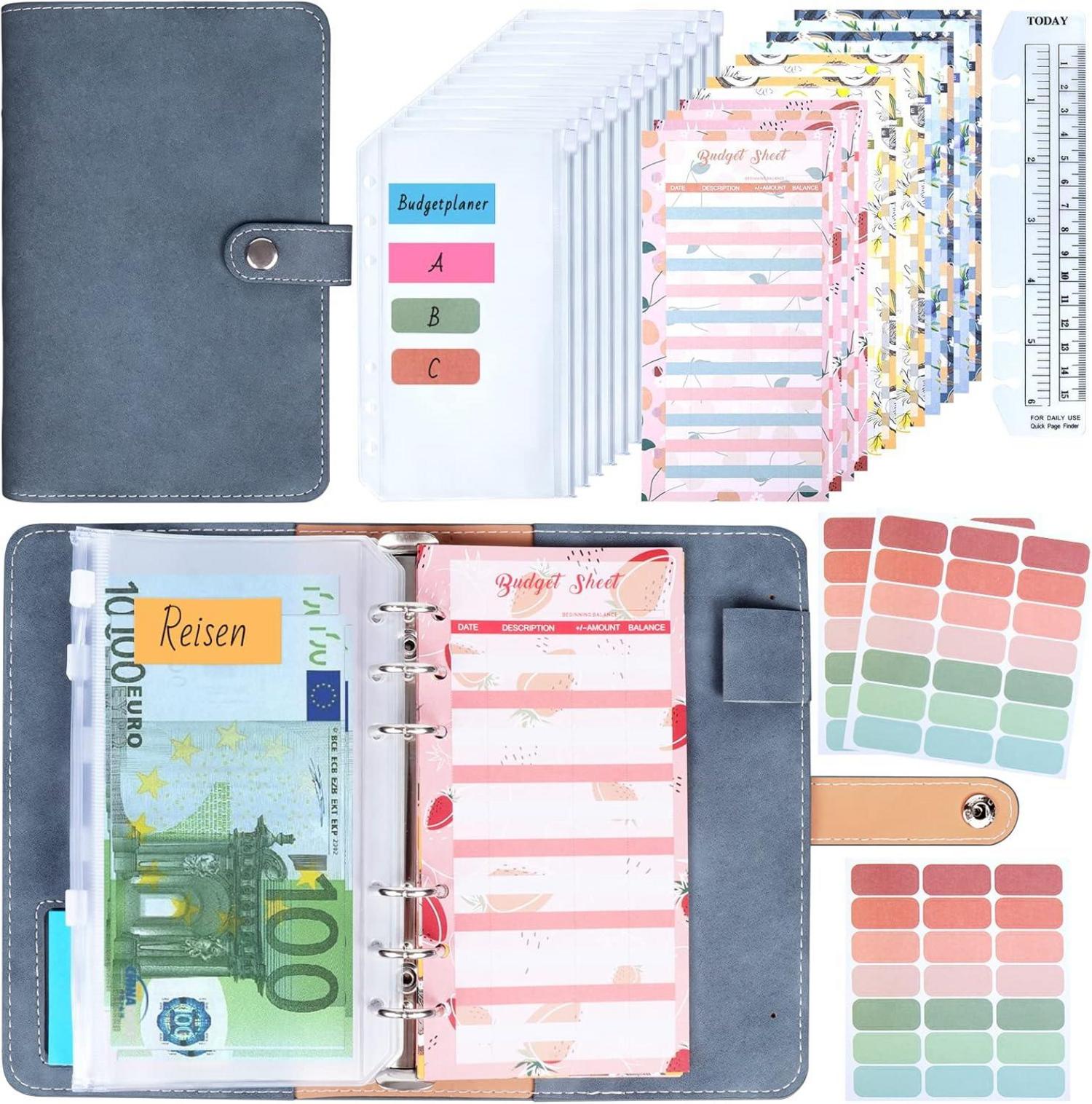 Budget Binder Cash Stuffing A6 Organizer Geldplaner Finanzbuch