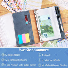 Budget Planner Binder Set mit Geldumschlägen und Zubehör