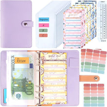Budget Planner A6 Geldumschläge Ringbuch Spar Challenge Kit