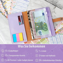 ANYUKE Budget Planner Binder A6 Spar Challenge Haushaltsbuch