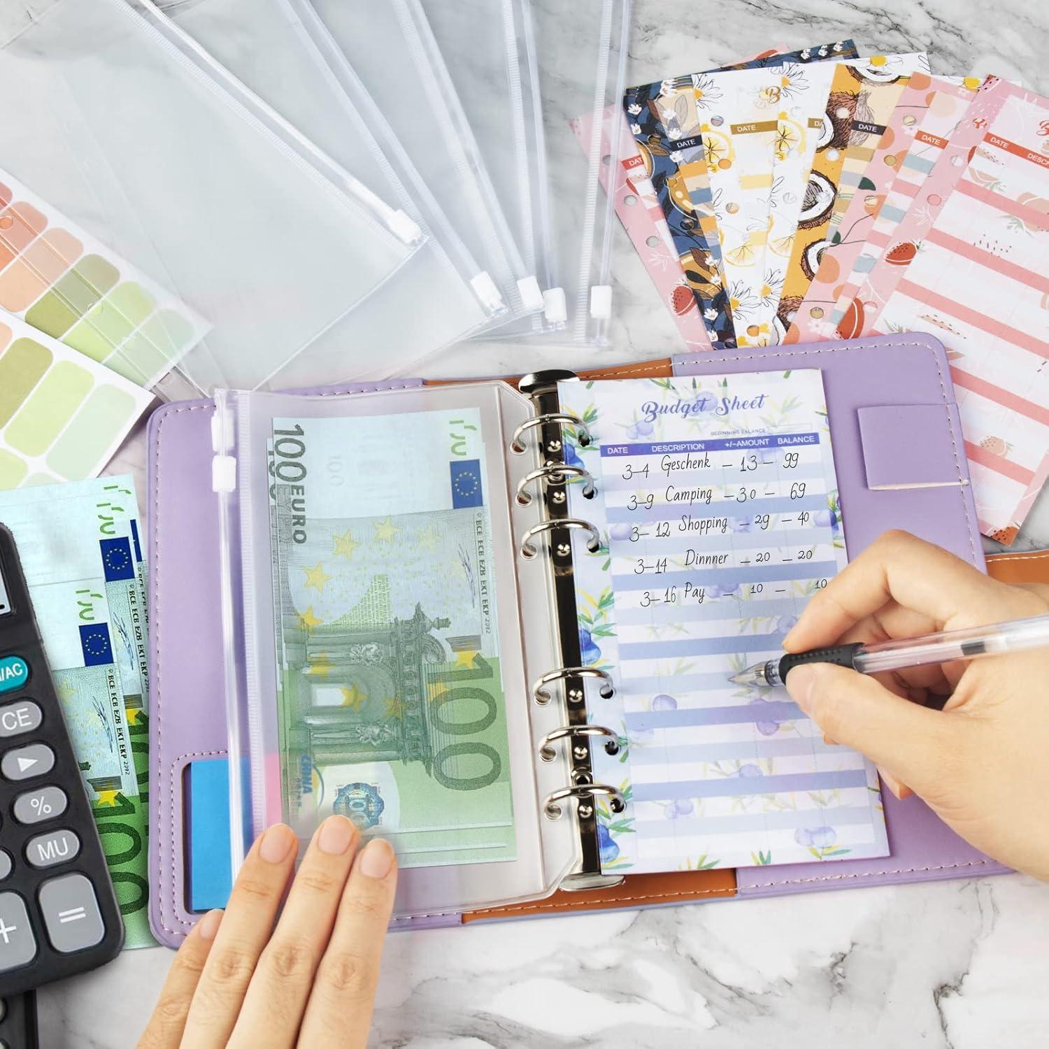 Budget Planner A6 Geldbuch Sparplan Haushaltsbuch Organizer mit