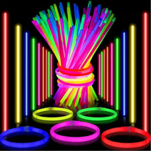 Knicklichter Set 100 Stück mit Anschlüssen 20CM Ultra Heller Glow