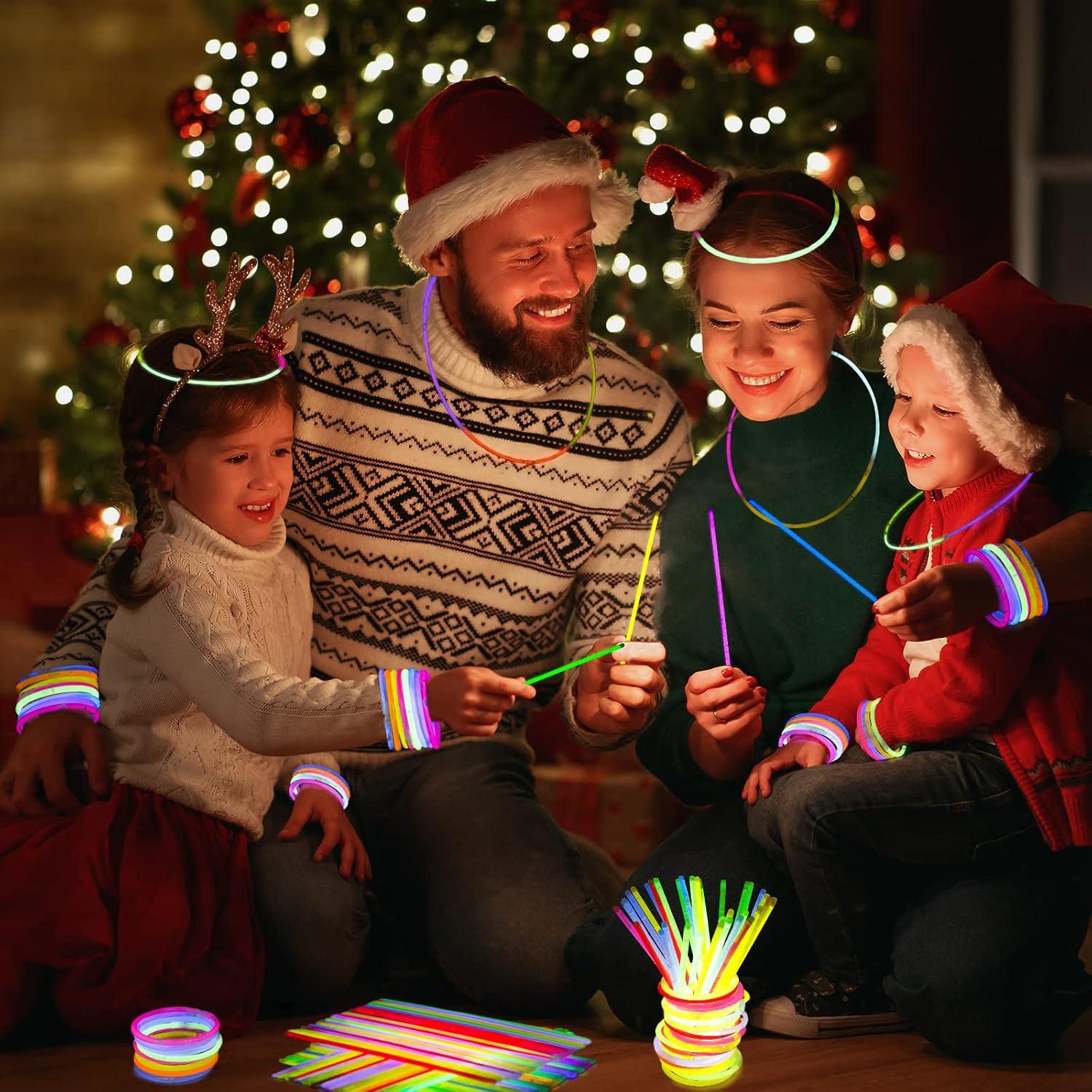 Knicklichter Party Set 100 Stück Glow Stick Kinder 6 Farben 20CM