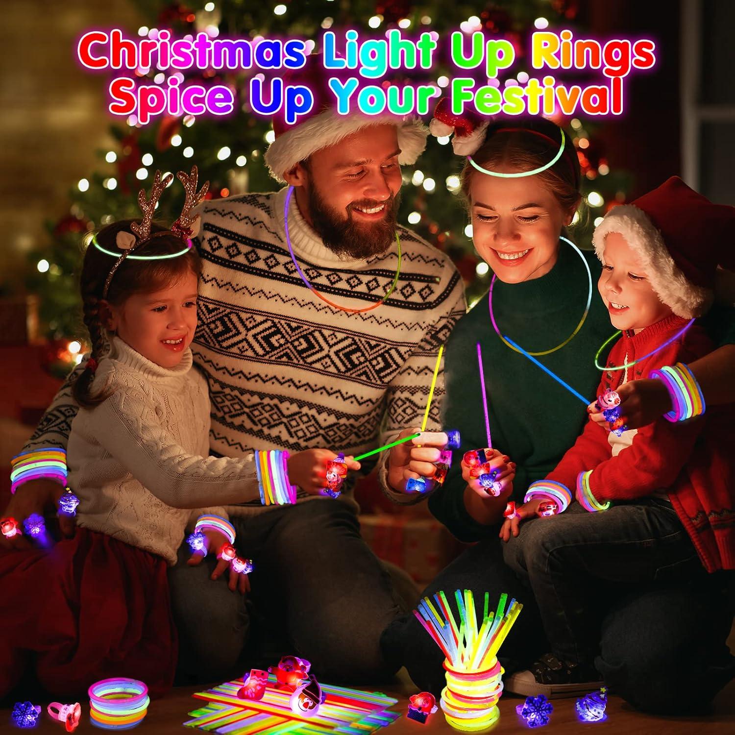 Knicklichter Party Set Halloween Deko Leuchtstäbe 100 Stück Hochzeit Kinder Neon Silvester