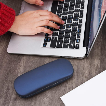 Brillenetui Hartschalen Hardcase 2er Set in Blau und Schwarz