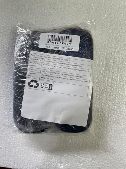 2er Set Hartschalen Brillenetui in Blau und Schwarz - Universelle Größe, robust und langlebig