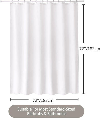 Duschvorhang Leinen Stoff Textil Badewannenvorhang Wasserdicht
