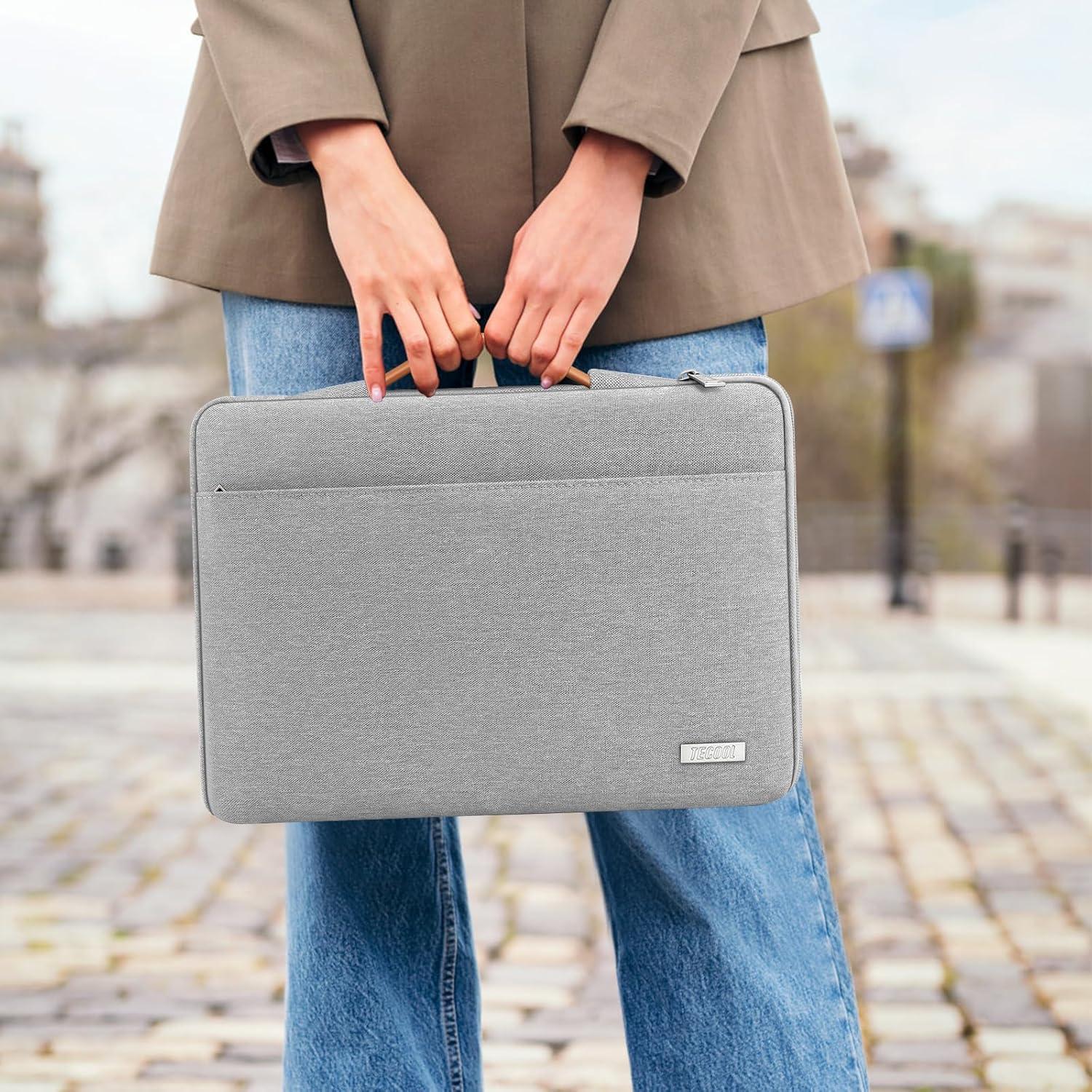 Laptoptasche 16 Zoll MacBook Pro 16 Hülle Grau für Lenovo Dell HP ASUS