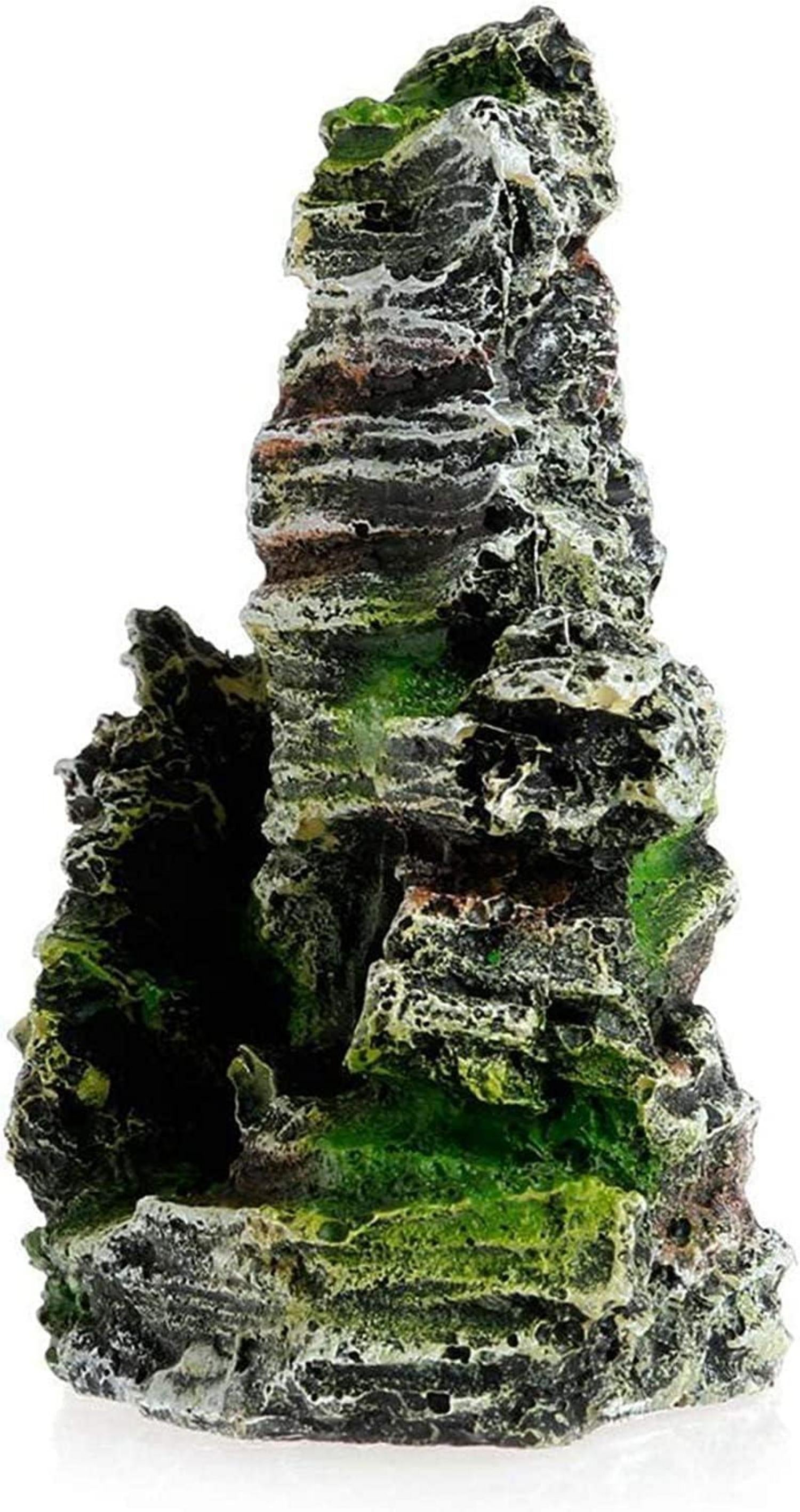 Aquarium Höhle Harz Dekoration Fische Garnelen Verstecken Zubehör 11 x 9 x 11 cm