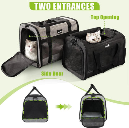 Katzentransportbox Atmungsaktiv Hundetasche Transportbox Katzen Welpen