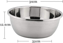 Edelstahl Rührschüssel 34cm 9QT Multifunktional