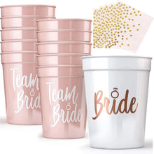 Bachelorette Party Cups Bride Tribe mit Servietten 11er Set