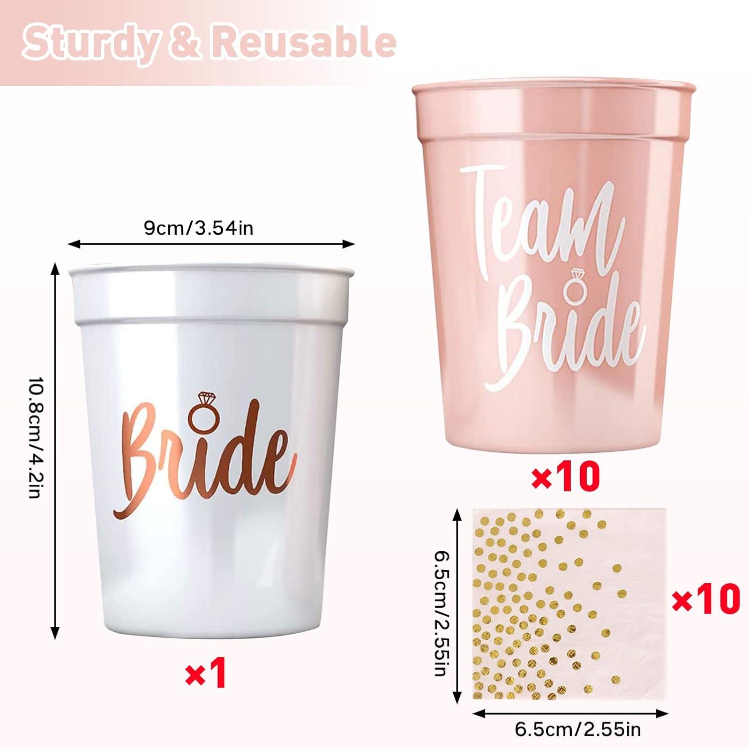 Bachelorette Party Cups Bride Tribe Cups 11 Tassen 340 ml