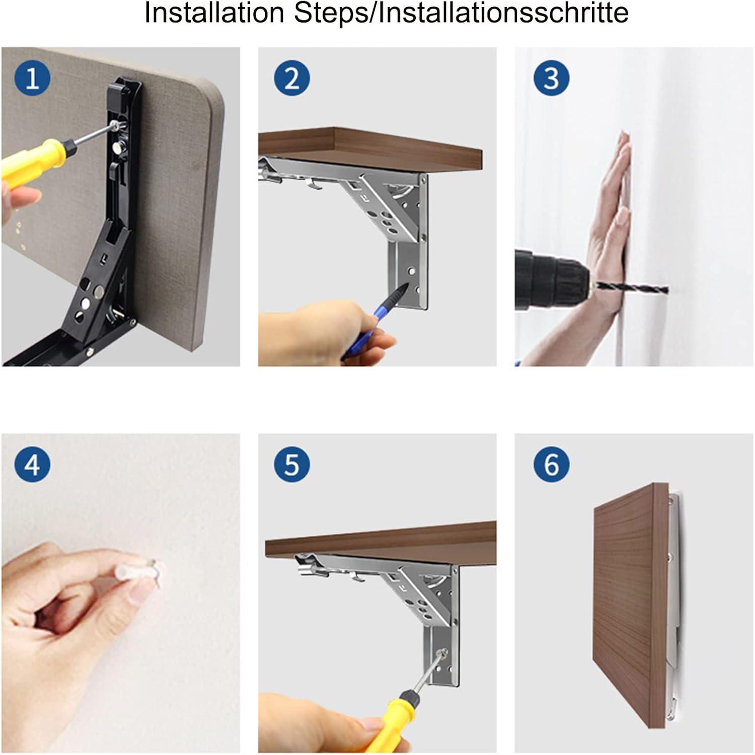 Klapphalterung Klappwinkel Klappregal Wandhalterung Regalträger