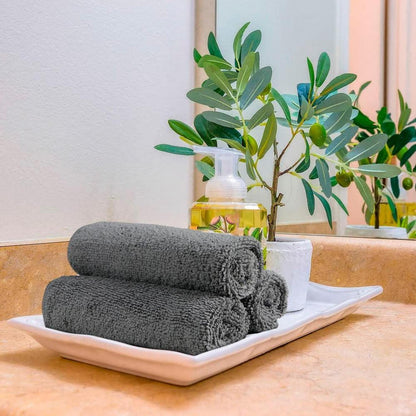 Mikrofaser Waschlappen Handtuch Set saugfähig weich Spa Hotel