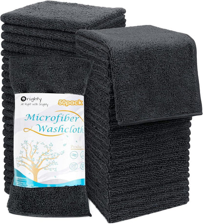 Mikrofaser Waschlappen und Handtücher Set, super saugfähig, 30,5 x