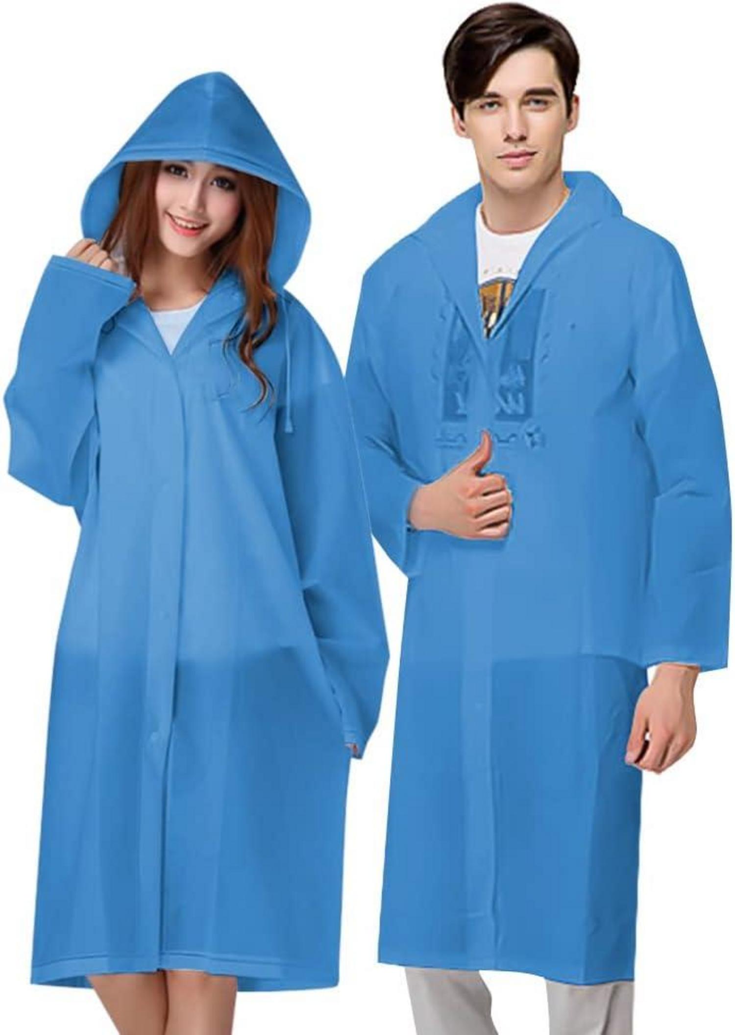 Regenponcho Einweg Transparent PEVA Wasserdicht Tragbar Atmungsaktiv