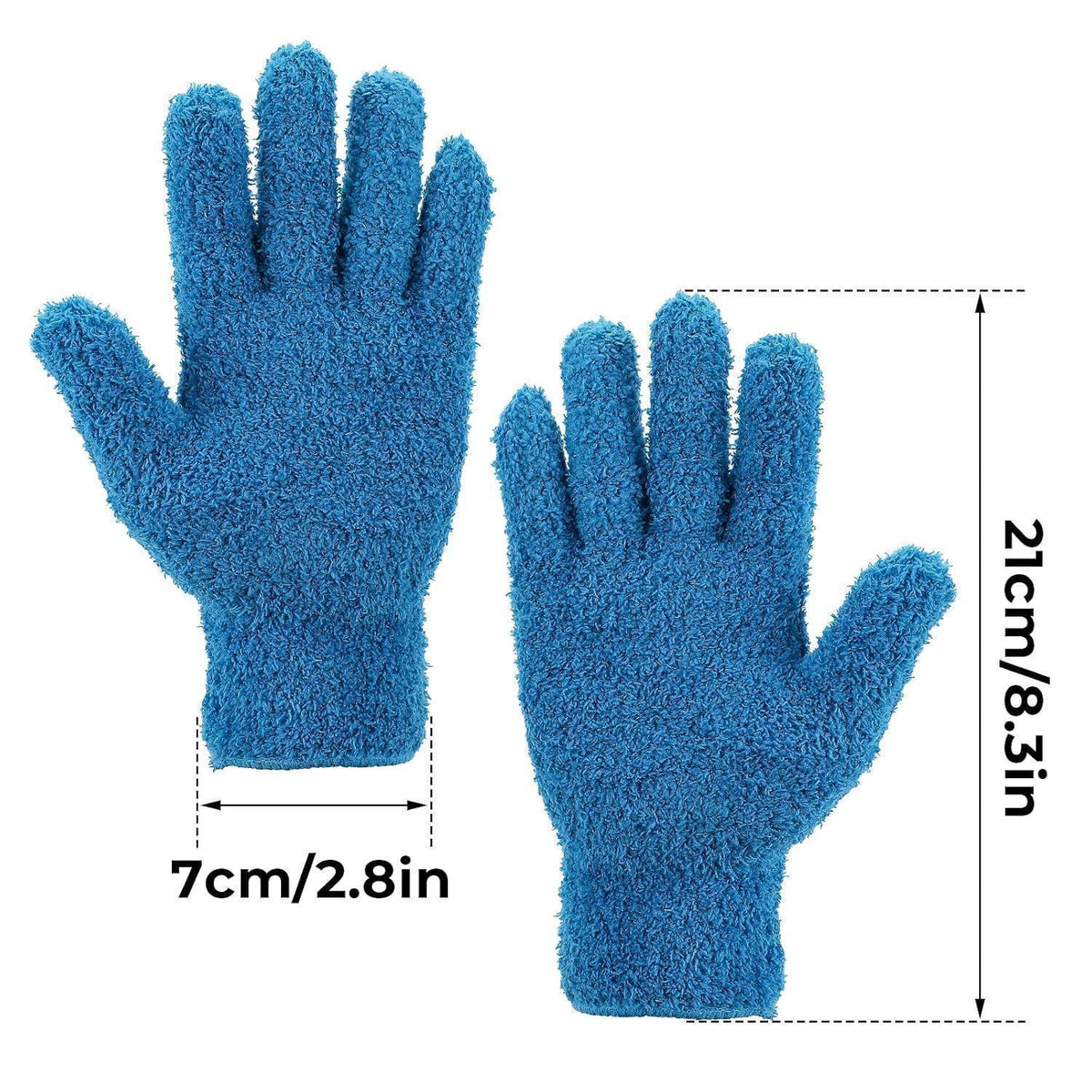 Mikrofaser Staubhandschuhe 4er-Set – Reinigen ohne Kratzer