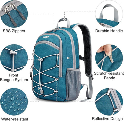 G4Free Kleiner 12L Tagesrucksack Unisex Leichter Wanderrucksack Fahrrad Blau