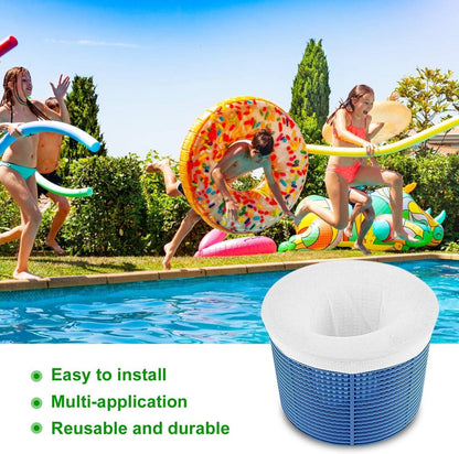 Pool Skimmer Socken, Filter Netz 22 Stück | Wiederverwendbar