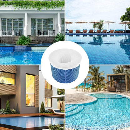 Pool Skimmer Socken 22 Stück Filter Netz Wiederverwendbar Blätter entfernen