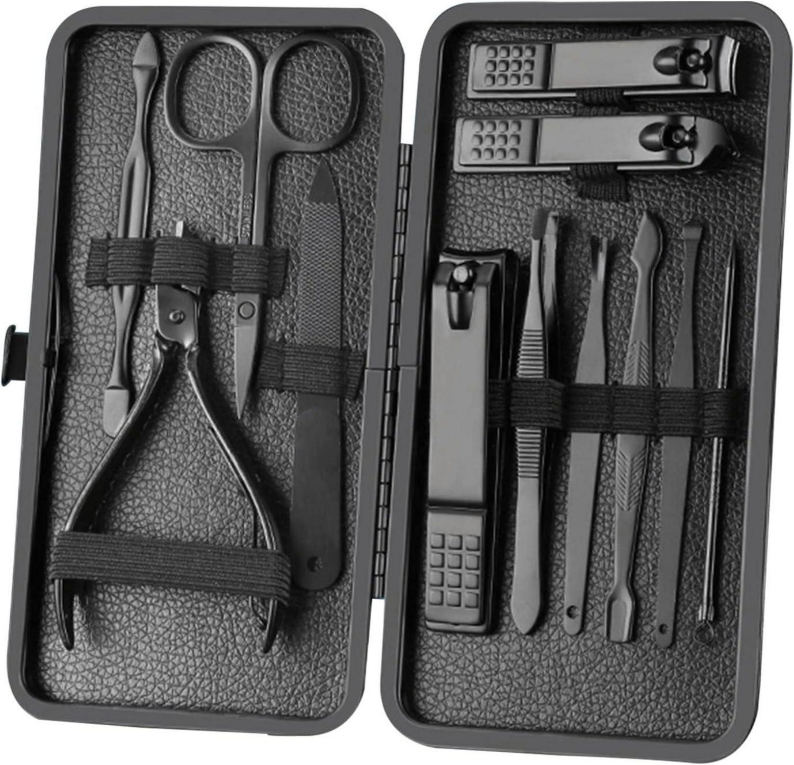 Maniküre Pediküre Set Edelstahl Nagelset 12-teilig_pflegeset