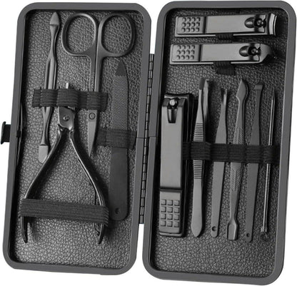 Maniküre Pediküre Set Edelstahl Nagelset 12-teilig_pflegeset