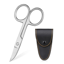 Professionelle ACWOO Nagelhautschere mit Etui und gebogener Klinge